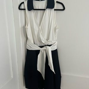 NWOT Leifnotes Faux Wrap Dress w/ Pockets Sz 12